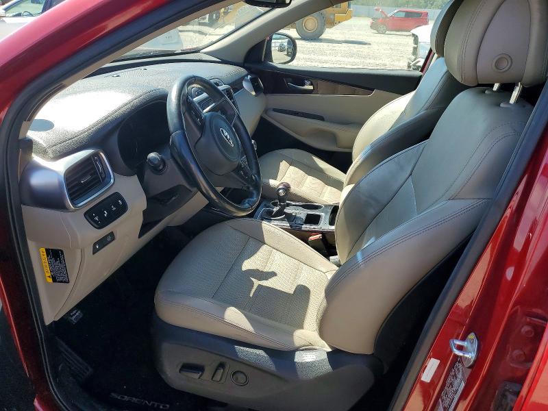 2016 Kia Sorento VIN 5XYPHDA51GG158716 COPART salvage auction — FRONT END, Ca - Salvage Certificate, sold $1,450 on 2026-07-10 (photo 7)