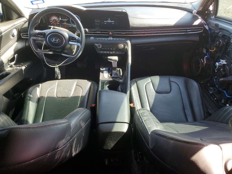 2024 Hyundai Elantra VIN KMHLP4DG1RU680371 COPART salvage auction — FRONT END, CA - SALVAGE CERTIFICATE, sold $5,400 on 2026-07-10 (photo 8)