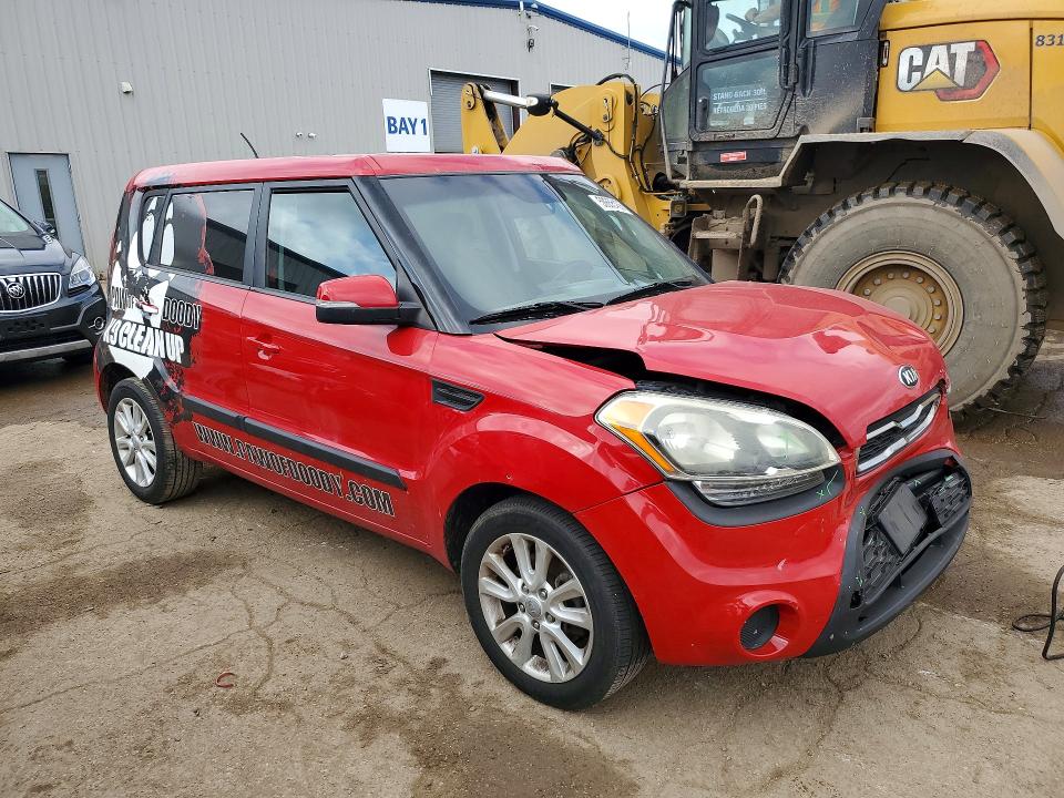 2013 Kia Soul VIN KNDJT2A60D7547972 COPART salvage auction — FRONT END, Il - Salvage Certificate, sold $425 on 2026-07-07 (photo 4)