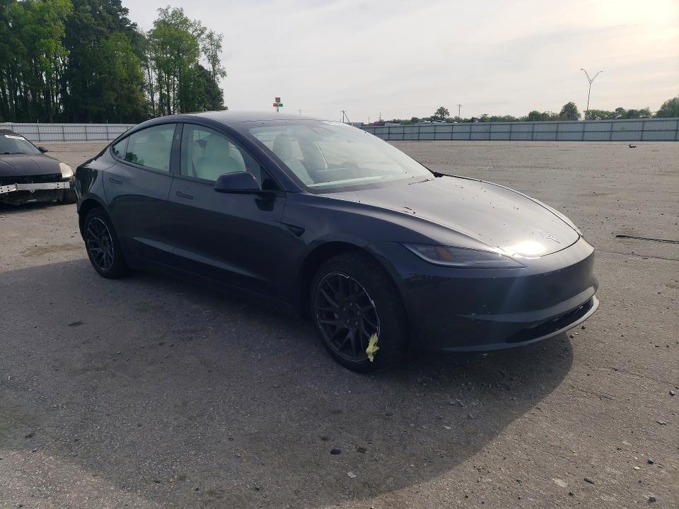 2026 Tesla Model 3 VIN 5YJ3E1EA4TF132559 COPART salvage auction — REAR END, Nc - Salvage Certificate Of Title, sold $13,000 on 2026-07-16 (photo 4)