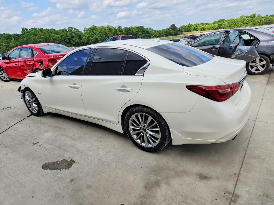 2019 Infiniti Q50 VIN JN1EV7AP2KM519741 COPART salvage auction — FRONT END, Ga - Cert Of Title-Salvage, sold $3,550 on 2026-07-02 (photo 2)