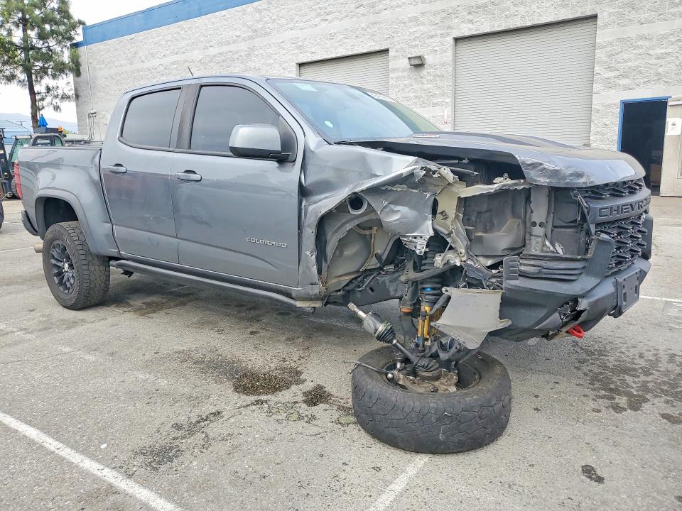 2021 Chevrolet Colorado VIN 1GCPTEE18M1130810 COPART salvage auction — FRONT END, Ca - Salvage Certificate, sold $10,100 on 2026-07-28 (photo 4)