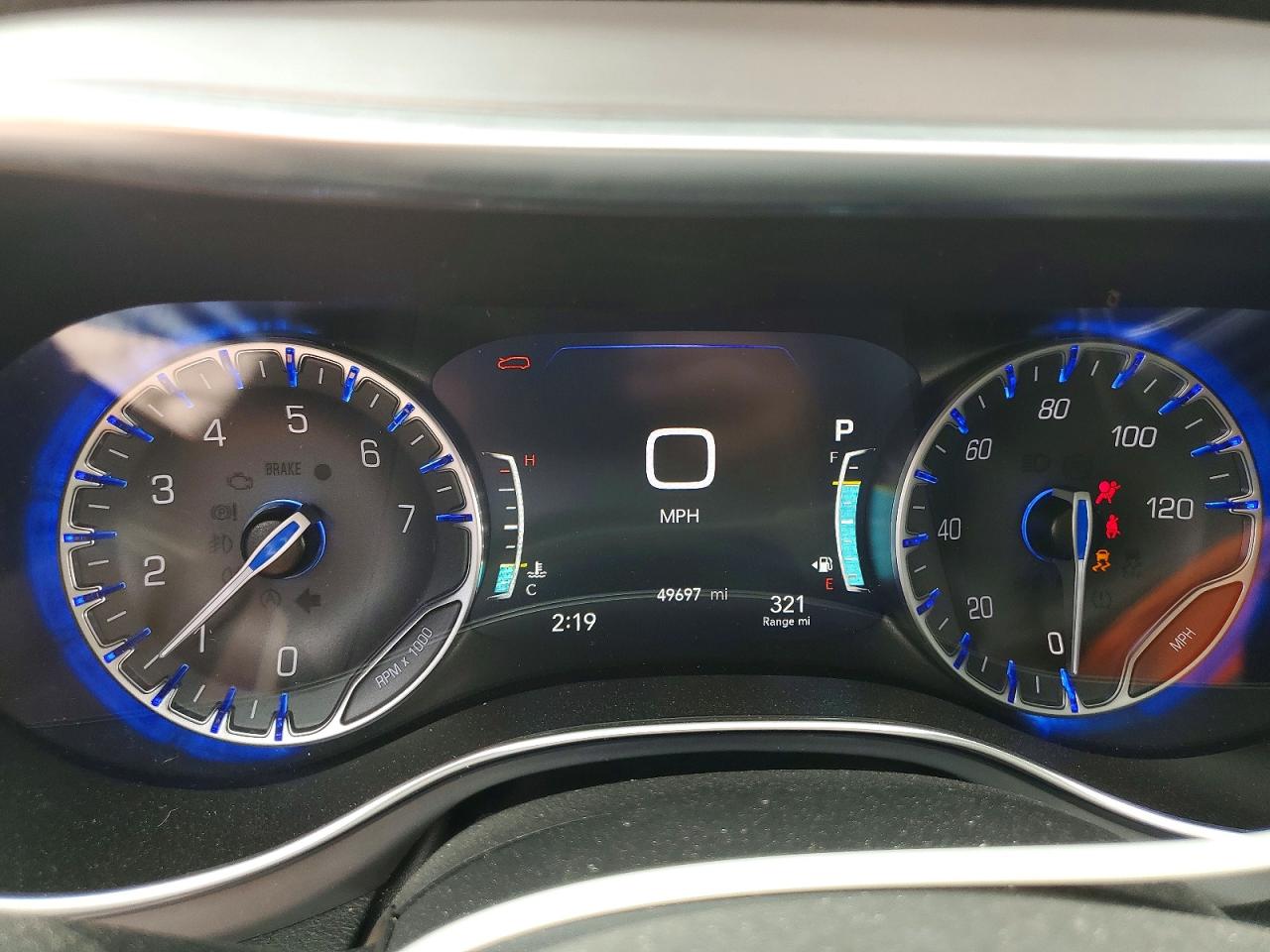 2025 Chrysler Pacifica VIN 2C4RC1GG3SR566492 COPART salvage auction — Front End, AL - CERTIFICATE OF TITLE (P), sold $19,200 on 2026-04-29 (photo 9)