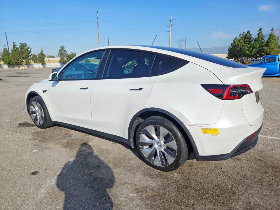 2021 Tesla Model y VIN 5YJYGAEE3MF283963 COPART salvage auction — SIDE, Ca - Salvage Certificate, sold $9,400 on 2026-07-28 (photo 2)