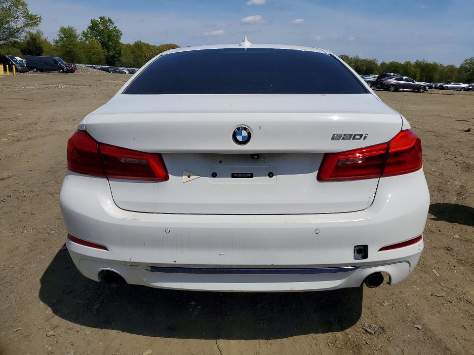 2018 BMW 5er VIN WBAJA5C56JWA36912 COPART salvage auction — FRONT END, Nj - Certificate Of Title, sold $4,150 on 2026-07-13 (photo 6)