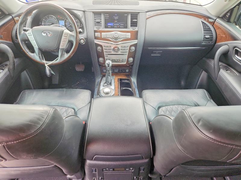 2019 Infiniti Qx80 VIN JN8AZ2NE5K9225267 COPART salvage auction — FRONT END, Tx - Salvage Vehicle Title, sold $7,200 on 2026-07-10 (photo 8)