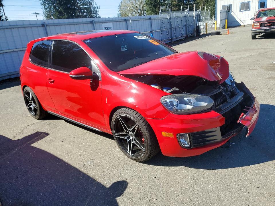 2012 Volkswagen Gti VIN WVWED7AJ2CW288938 COPART salvage auction — FRONT END, Wa - Bill Of Sale, sold $600 on 2026-08-03 (photo 4)