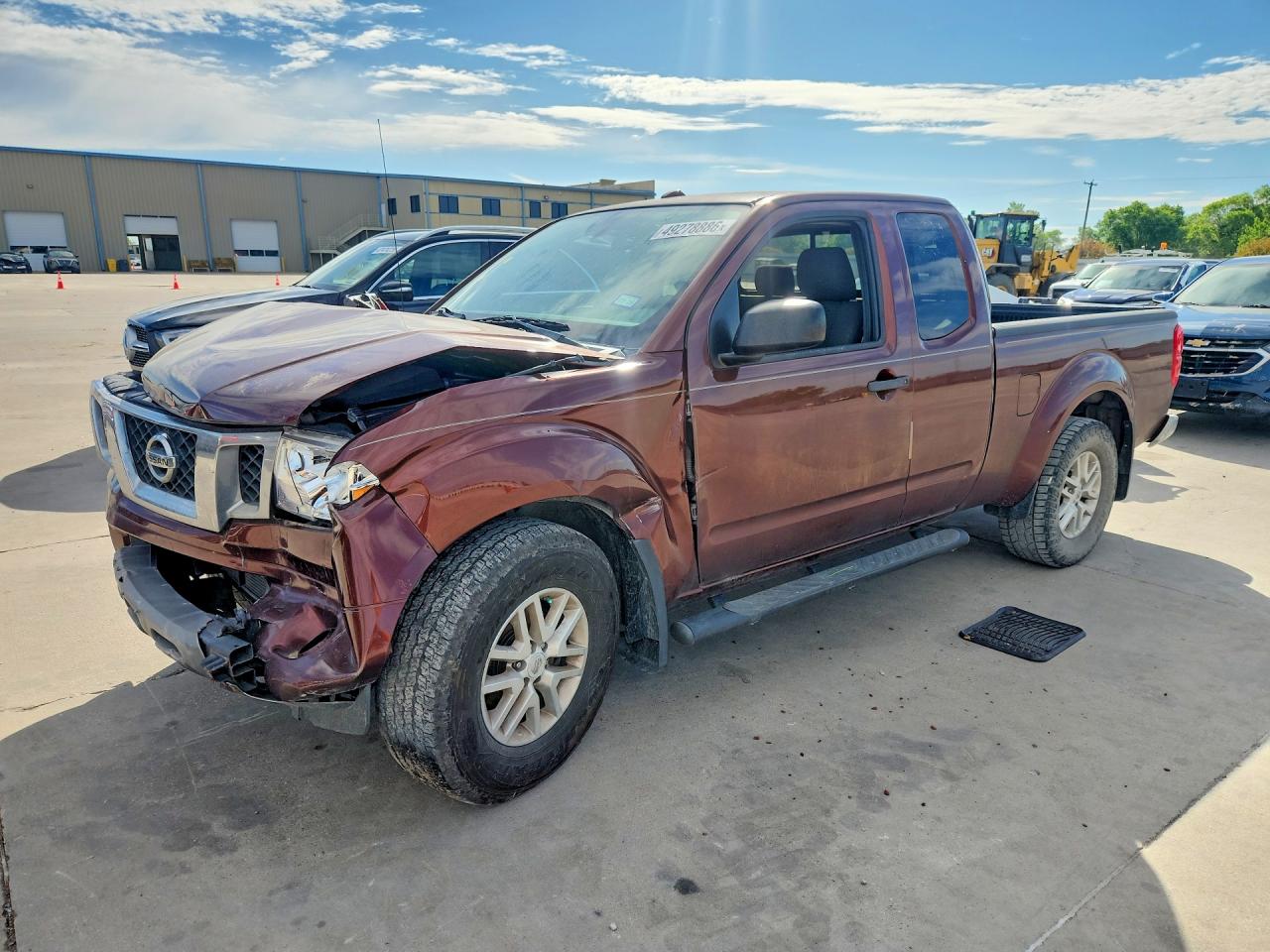2017 Nissan Frontier VIN 1N6DD0CU5HN745813 COPART salvage auction — Front End, TX - SALVAGE VEHICLE TITLE, sold $5,550 on 2024-01-16 (photo 1)