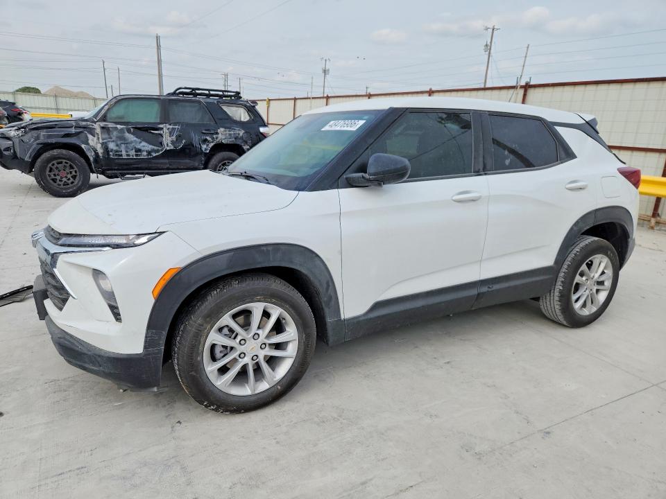 2025 Chevrolet Trailblazer VIN KL79MMSP4SB105416 COPART salvage auction — SIDE, Tx - Certificate Of Title, sold $5,300 on 2026-07-08 (photo 1)