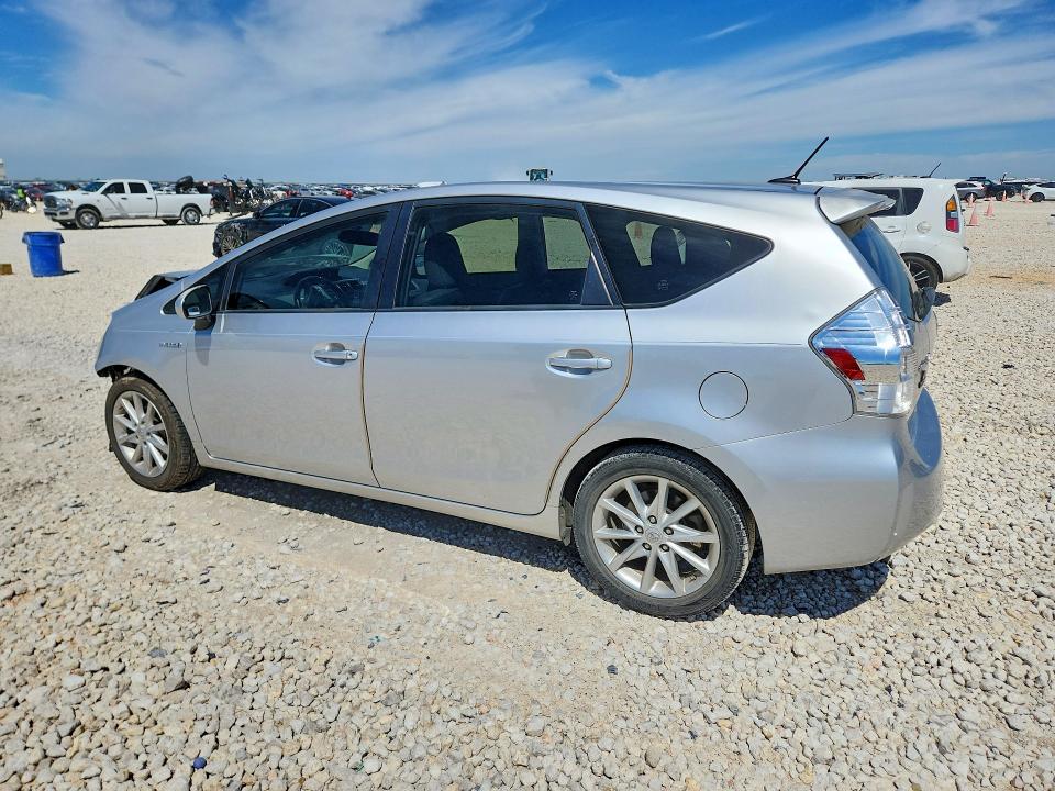 2014 Toyota Prius VIN JTDZN3EU8E3304589 COPART salvage auction — FRONT END, TX - SALVAGE VEHICLE TITLE (P), sold $1,200 on 2026-07-23 (photo 2)
