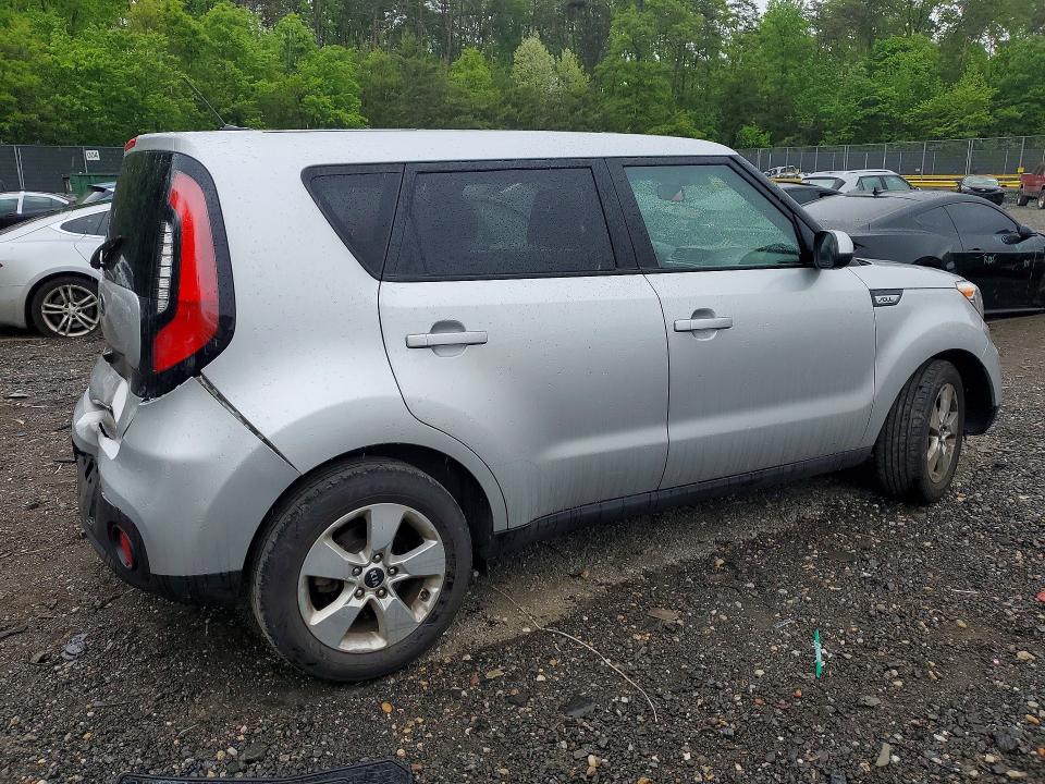 2019 Kia Soul VIN KNDJN2A22K7008838 COPART salvage auction — REAR END, NC - SALVAGE CERTIFICATE OF TITLE, sold $2,150 on 2026-07-02 (photo 3)