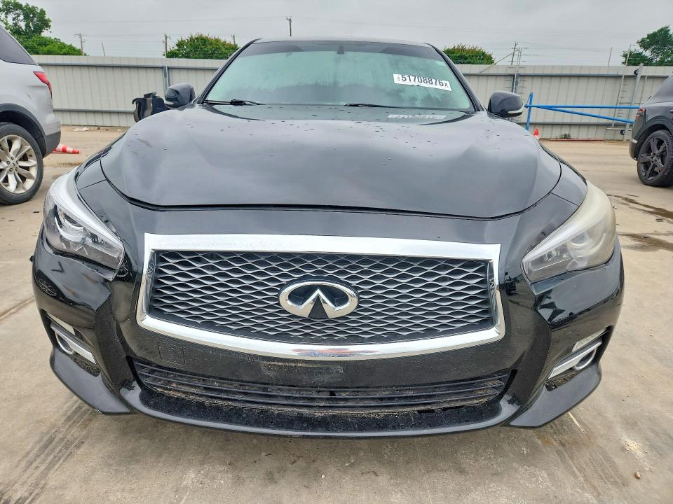 2014 Infiniti Q50 VIN JN1BV7AR7EM681471 COPART salvage auction — WATER/FLOOD, Tx - Salvage Title-Flood Damage, sold $1,850 on 2026-07-02 (photo 5)
