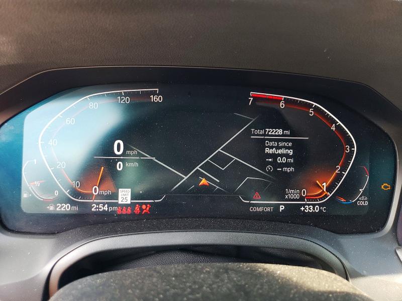 2022 BMW 4er VIN WBA63AV00NFL98084 COPART salvage auction — FRONT END, NJ - CERT OF TITLE-SALVAGE, sold $11,800 on 2026-07-31 (photo 9)