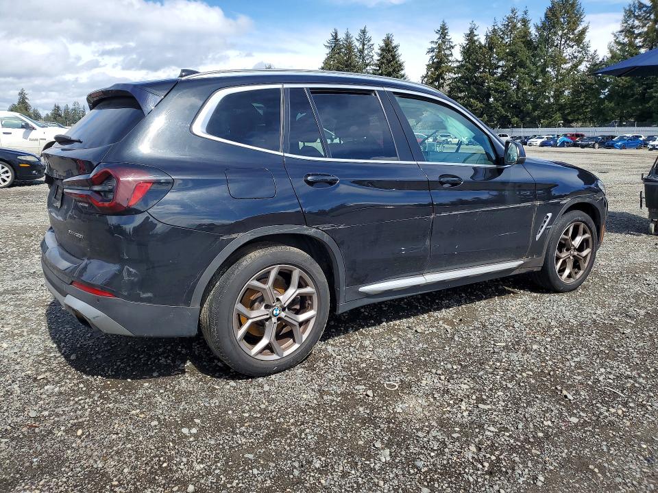 2022 BMW X3 VIN 5UX53DP07N9L69630 COPART salvage auction — FRONT END, Wa - Bill Of Sale, sold $125 on 2026-07-24 (photo 3)