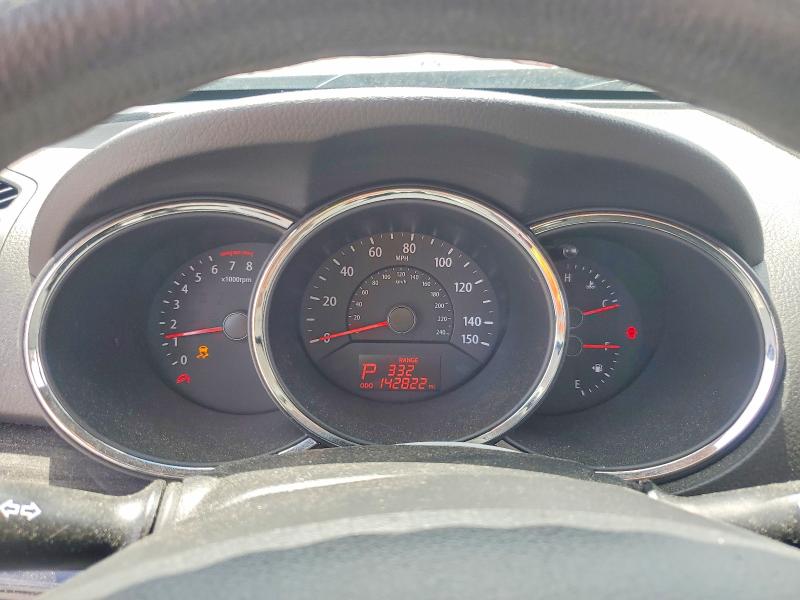 2012 Kia Sorento VIN 5XYKT3A11CG294497 COPART salvage auction — FRONT END, La - Cert Of Title-Salvage, sold $1,900 on 2026-07-13 (photo 9)