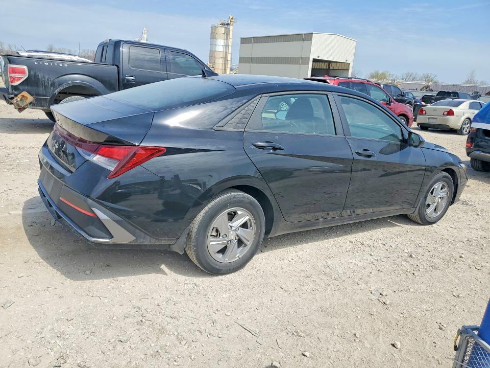 2024 Hyundai Elantra VIN KMHLL4DG2RU743294 COPART salvage auction — HAIL, Ks - Cert Of Title-Salvage, sold $100 on 2026-07-21 (photo 3)