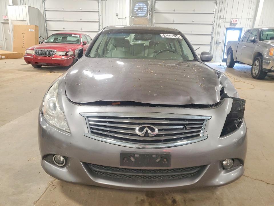 2011 Infiniti G37 VIN JN1CV6AR8BM410137 COPART salvage auction — FRONT END, Mn - Cert Of Title-Salvage, sold $1,600 on 2026-07-09 (photo 5)