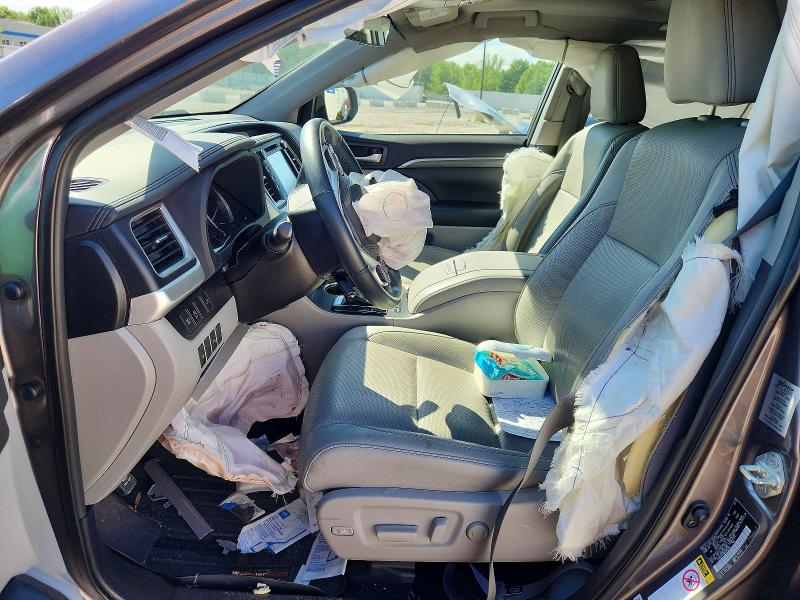 2019 Toyota VIN 5TDDZRFH8KS992848 COPART salvage auction — FRONT END, Ky - Cert Of Title-Salvage, sold $1,100 on 2026-07-23 (photo 7)