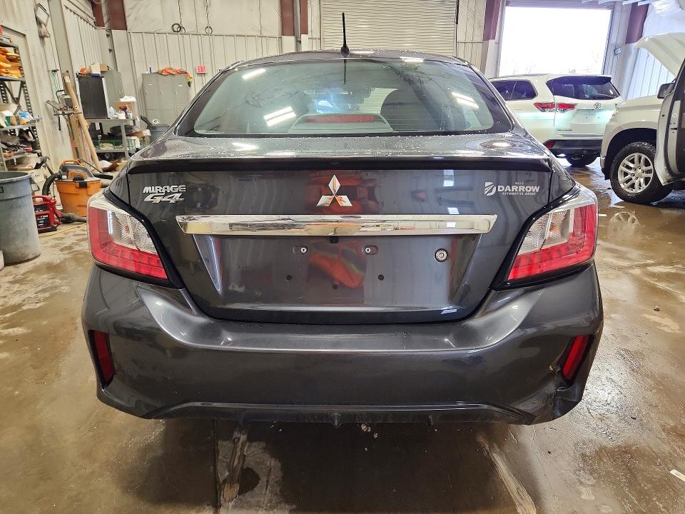 2024 Mitsubishi Mirage VIN ML32FUFJ4RHF19717 COPART salvage auction — FRONT END, Wi - Junked Vehicle Bill Of Sale, sold $450 on 2026-07-03 (photo 6)