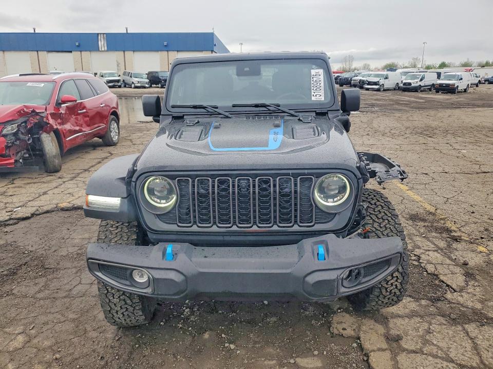 2024 Jeep Wrangler / VIN 1C4RJXR62RW318717 COPART salvage auction — FRONT END, Mi - Certificate Of Title, sold $25,500 on 2026-07-31 (photo 5)