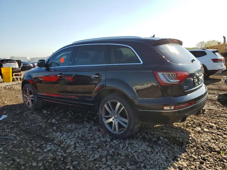 2014 Audi Q7 VIN WA1LGAFE5ED009532 COPART salvage auction — MINOR DENT/SCRATCHES, Wv - Certificate Of Title, sold $1,850 on 2026-07-29 (photo 2)
