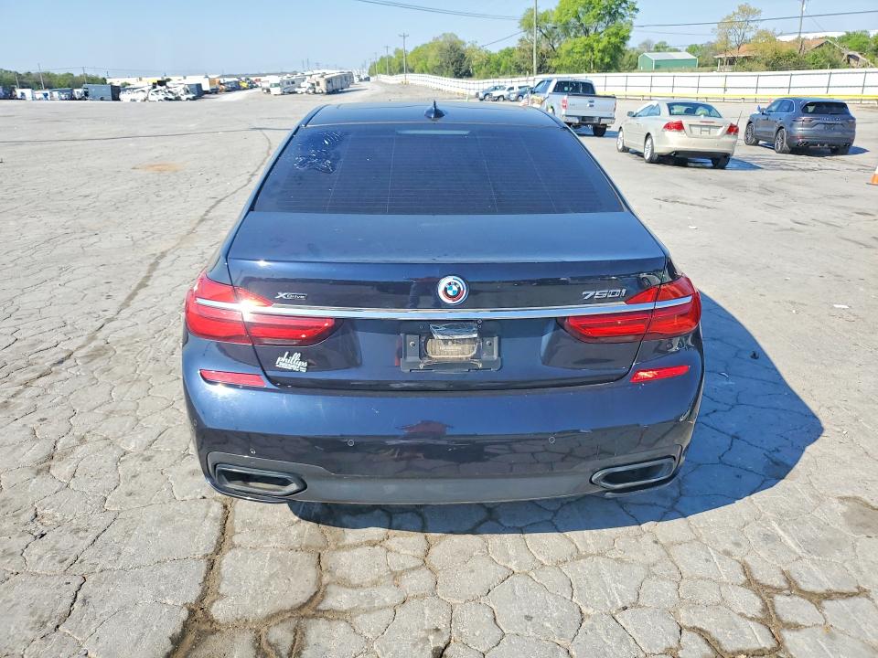 2017 BMW 7 series VIN WBA7F2C52HG421718 COPART salvage auction — FRONT END, Tn - Certificate Of Title (P), sold $3,050 on 2026-07-06 (photo 6)