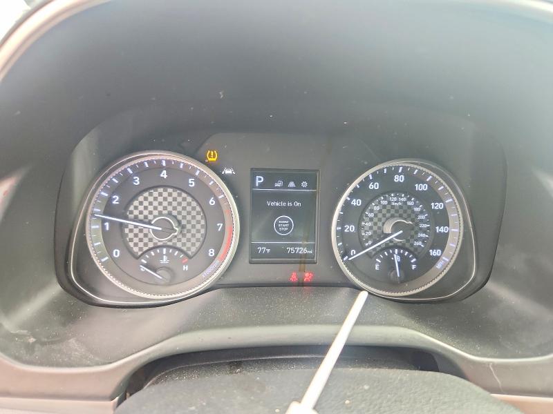 2020 Hyundai Elantra VIN KMHD84LF0LU073704 COPART salvage auction — FRONT END, Tx - Salvage Vehicle Title, sold $2,300 on 2026-07-02 (photo 9)