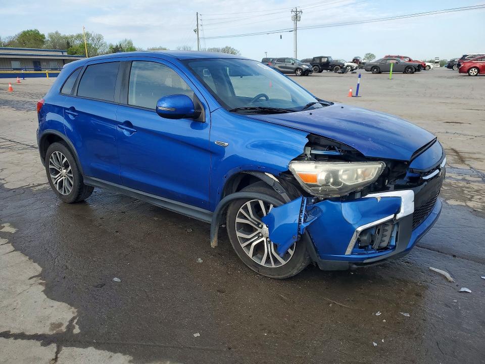 2018 Mitsubishi Outlander VIN JA4AP3AU4JZ003770 COPART salvage auction — FRONT END, Tn - Salvage Certificate, sold $2,100 on 2026-07-27 (photo 4)