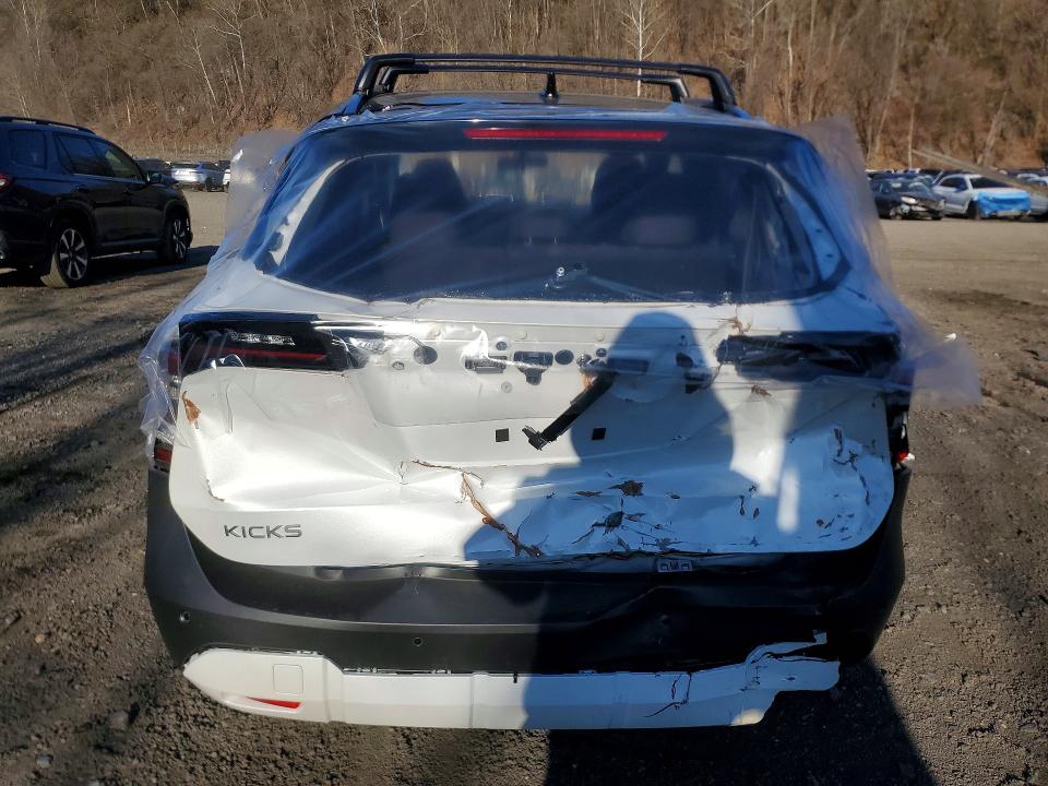 2026 Nissan Kicks VIN 3N8AP6CBXTL308501 COPART salvage auction — REAR END, Ny - Mv-907A Salvage Certificate, sold $8,000 on 2026-07-17 (photo 3)