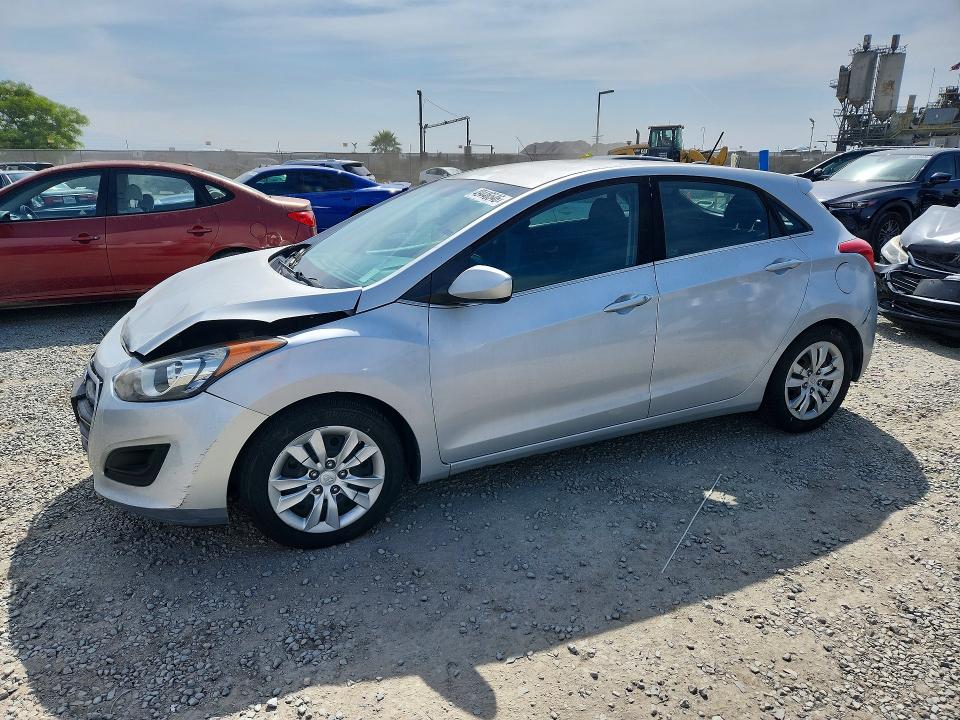 2017 Hyundai Elantra VIN KMHD35LH3HU361777 COPART salvage auction — FRONT END, CA - DIS/DLR/EXP ONLY CLEAN TITLE (P), sold $850 on 2026-07-10 (photo 1)