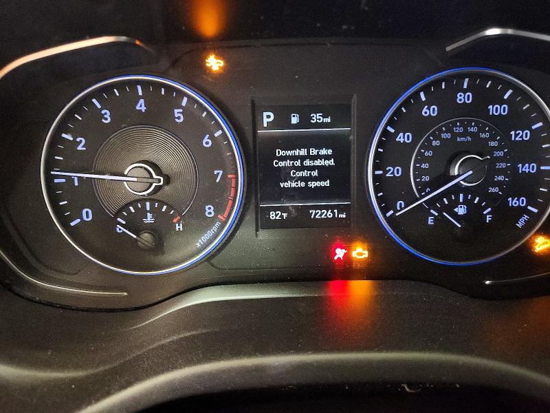 2020 Hyundai VIN KM8R2DHE9LU126133 COPART salvage auction — FRONT END, Va - Cert Of Title - Salvage, sold $4,050 on 2026-07-10 (photo 9)