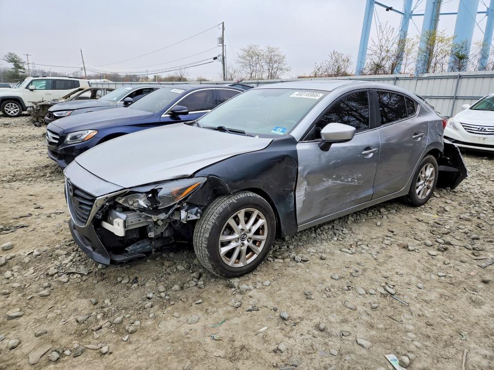 2016 Mazda 3 VIN JM1BM1W77G1288787 COPART salvage auction — FRONT END, Id - Salvage Certificate Of Title, sold $1,000 on 2026-07-22 (photo 1)