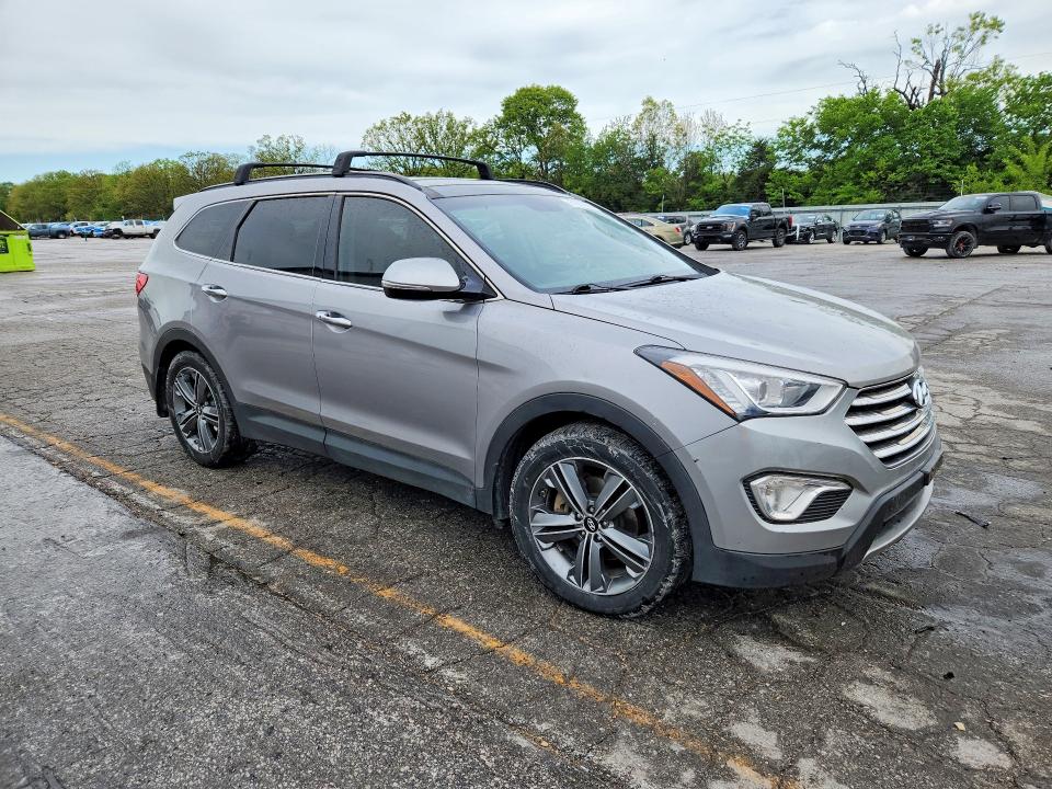 2016 Hyundai Santa fe VIN KM8SRDHF8GU133456 COPART salvage auction — HAIL, Ia - Cert Of Title-Salvage Title, sold $1,300 on 2026-07-06 (photo 4)