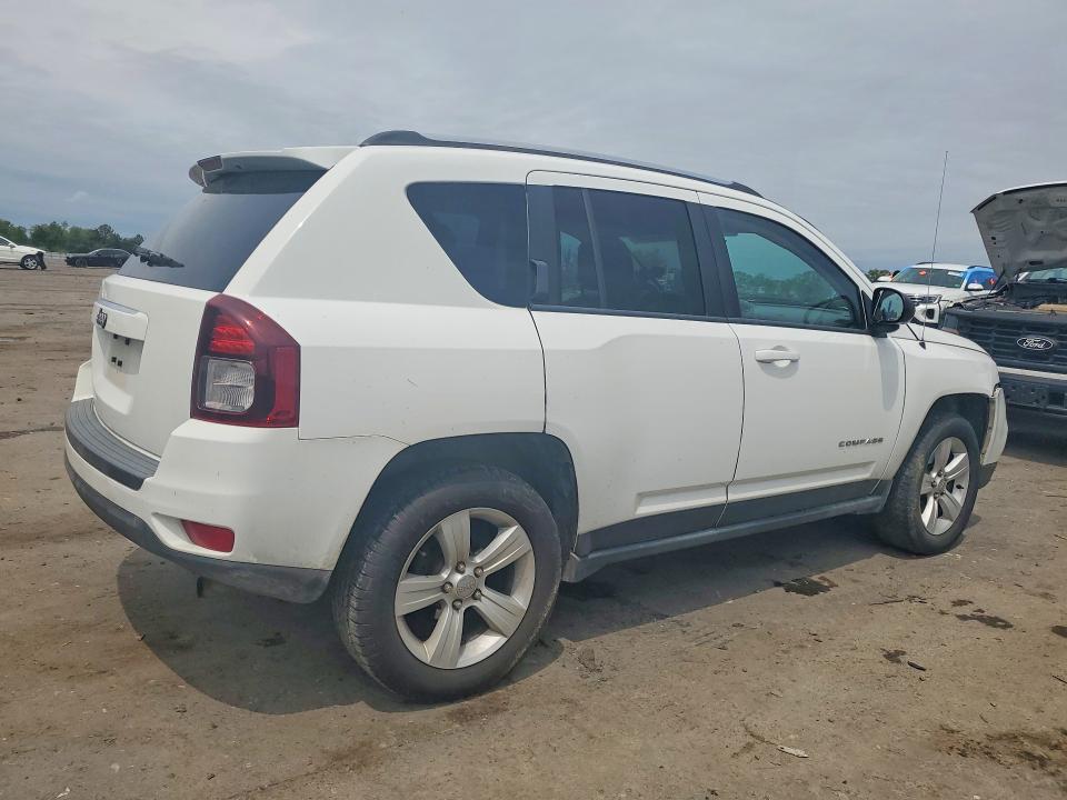 2014 Jeep Compass VIN 1C4NJDBB7ED709436 COPART salvage auction — FRONT END, Salvage Title, sold $200 on 2026-07-21 (photo 3)