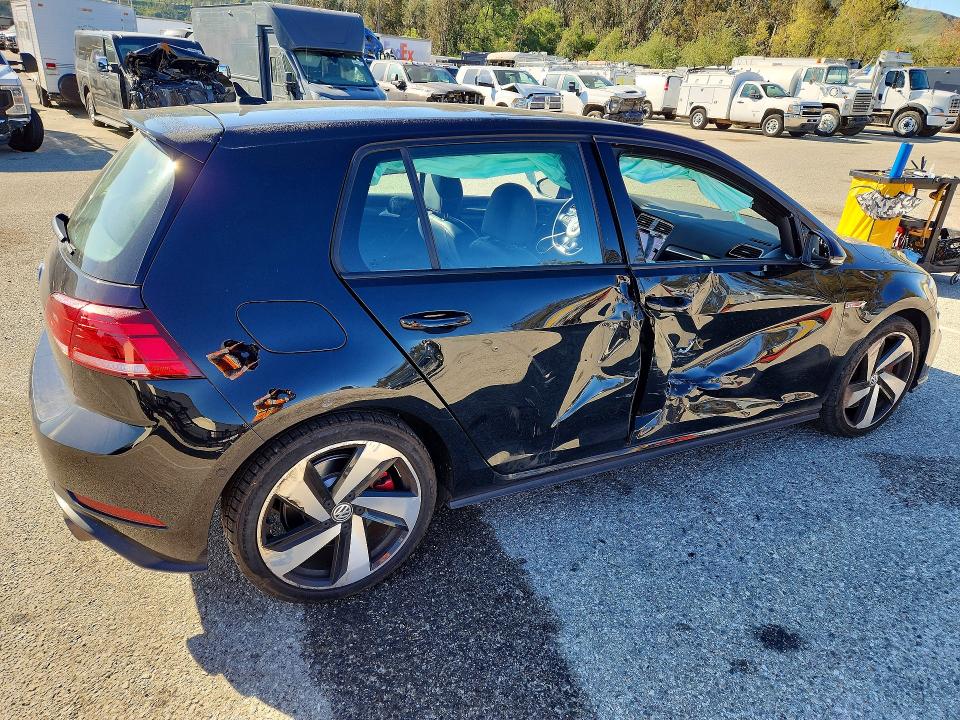 2018 Volkswagen Gti VIN 3VW447AU5JM256016 COPART salvage auction — SIDE, Ca - Salvage Certificate, sold $7,800 on 2026-07-07 (photo 3)