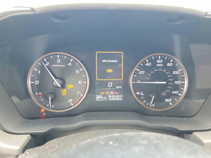 2024 Subaru VIN 4S4GUHU68R3806269 COPART salvage auction — FRONT END, Ca - Salvage Certificate, sold $9,000 on 2026-07-02 (photo 9)