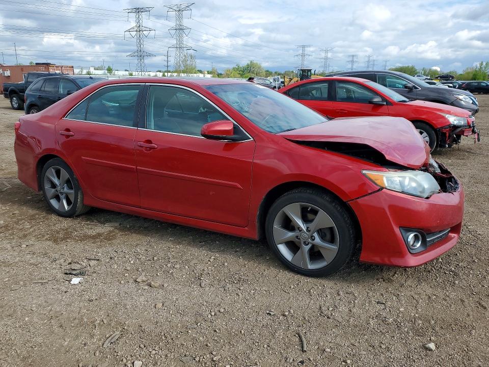 2012 Toyota Camry VIN 4T1BF1FK1CU627272 COPART salvage auction — FRONT END, Il - Salvage Certificate, sold $1,900 on 2026-07-09 (photo 4)