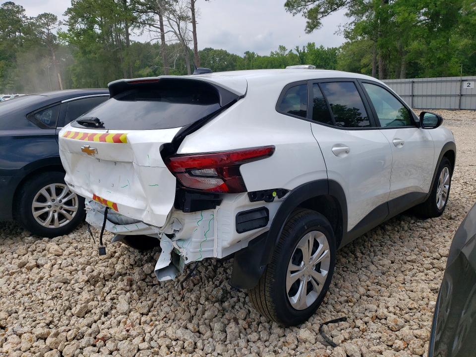 2025 Chevrolet VIN KL77LFEP1SC201418 COPART salvage auction — REAR END, La - Cert Of Title-Salvage, sold $8,200 on 2026-07-02 (photo 3)
