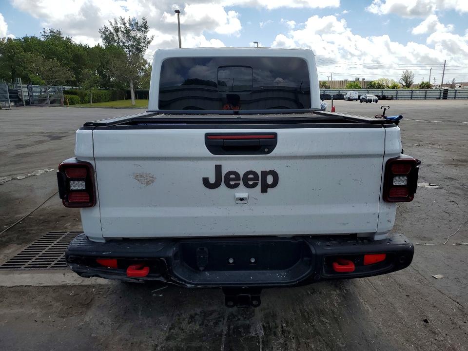2024 Jeep Gladiator VIN 1C6JJTBG5RL129349 COPART salvage auction — REAR END, FL, sold $18,400 on 2026-07-27 (photo 6)