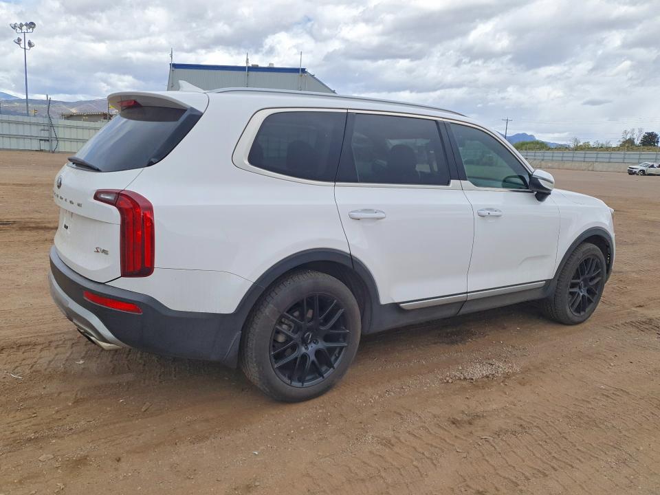 2021 Kia Telluride VIN 5XYP6DHC4MG122959 COPART salvage auction — HAIL, Co - Salvage Title, sold $275 on 2026-07-29 (photo 3)