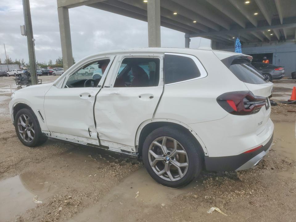 2024 BMW X3 VIN 5UX43DP00R9W78051 COPART salvage auction — SIDE, FL - CERTIFICATE OF DESTRUCTION, sold $14,800 on 2026-07-02 (photo 2)