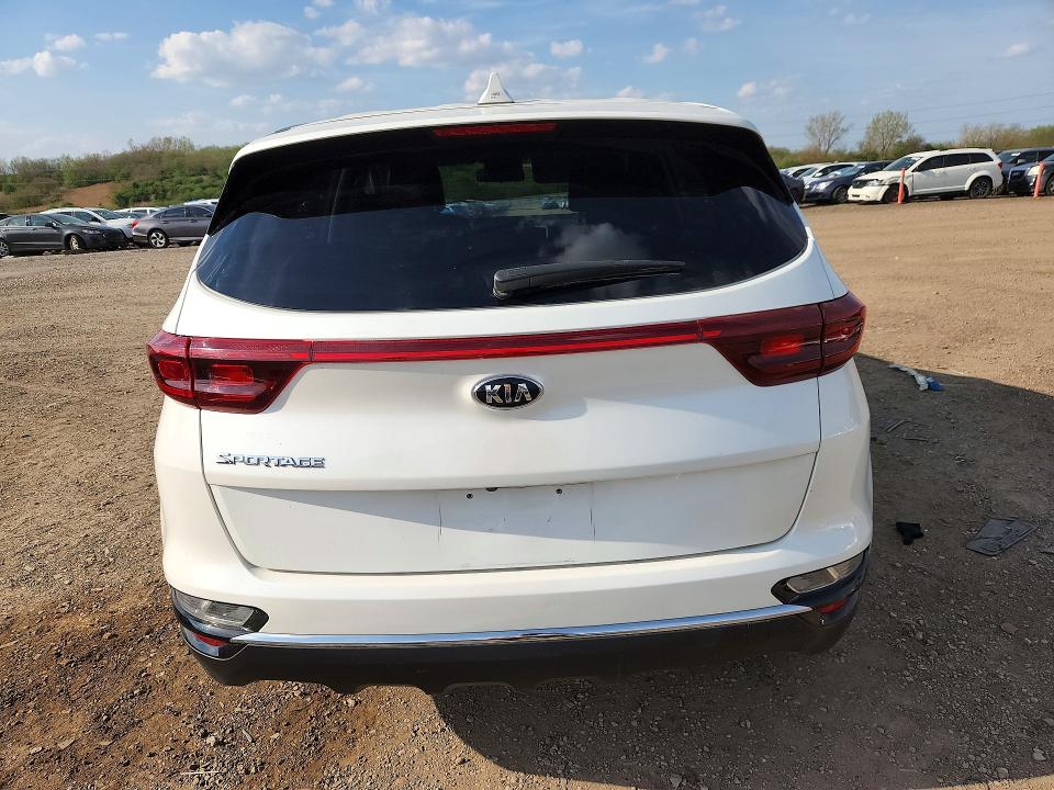 2022 Kia Sportage VIN KNDPM3AC3N7013322 COPART salvage auction — VANDALISM, Il - Certificate Of Title, sold $5,400 on 2026-07-12 (photo 6)