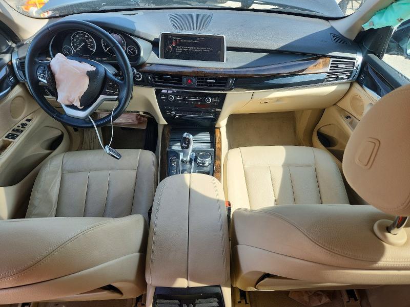 2015 BMW X5 VIN 5UXKR2C58F0H39631 COPART salvage auction — FRONT END, OK - CERT OF TITLE-SALVAGE, sold $1,200 on 2026-07-30 (photo 8)