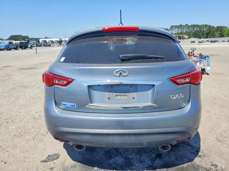 2017 Infiniti Qx70 VIN JN8CS1MW1HM415073 COPART salvage auction — FRONT END, Nc - Salvage Certificate Of Title, sold $3,050 on 2026-07-27 (photo 6)