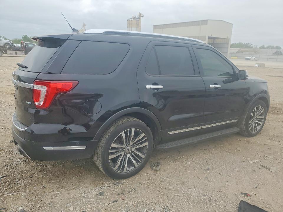 2018 Ford Explorer VIN 1FM5K8HT6JGC05775 COPART salvage auction — REAR END, Ks - Cert Of Title-Salvage, sold $5,200 on 2026-07-09 (photo 3)