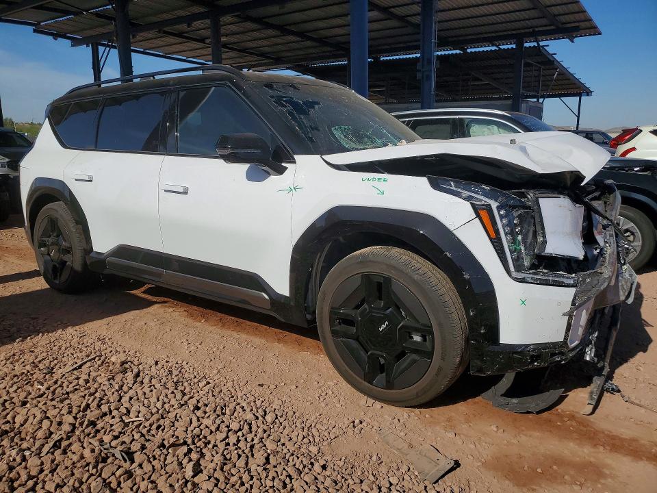 2026 Kia Ev9 VIN 5XYAEFS50TG018322 COPART salvage auction — FRONT END, AZ - CERT OF TITLE - SALVAGE, sold $15,900 on 2026-07-07 (photo 4)