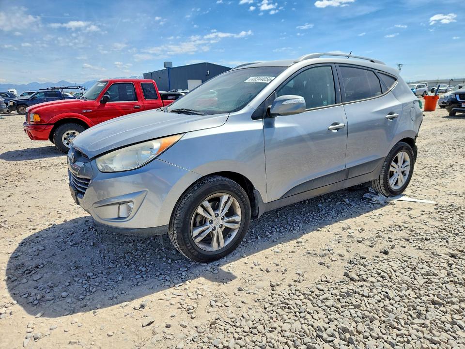 2013 Hyundai Tucson VIN KM8JUCAC1DU558873 COPART salvage auction — REAR END, Ut - Salvage Certificate, sold $150 on 2026-07-21 (photo 1)