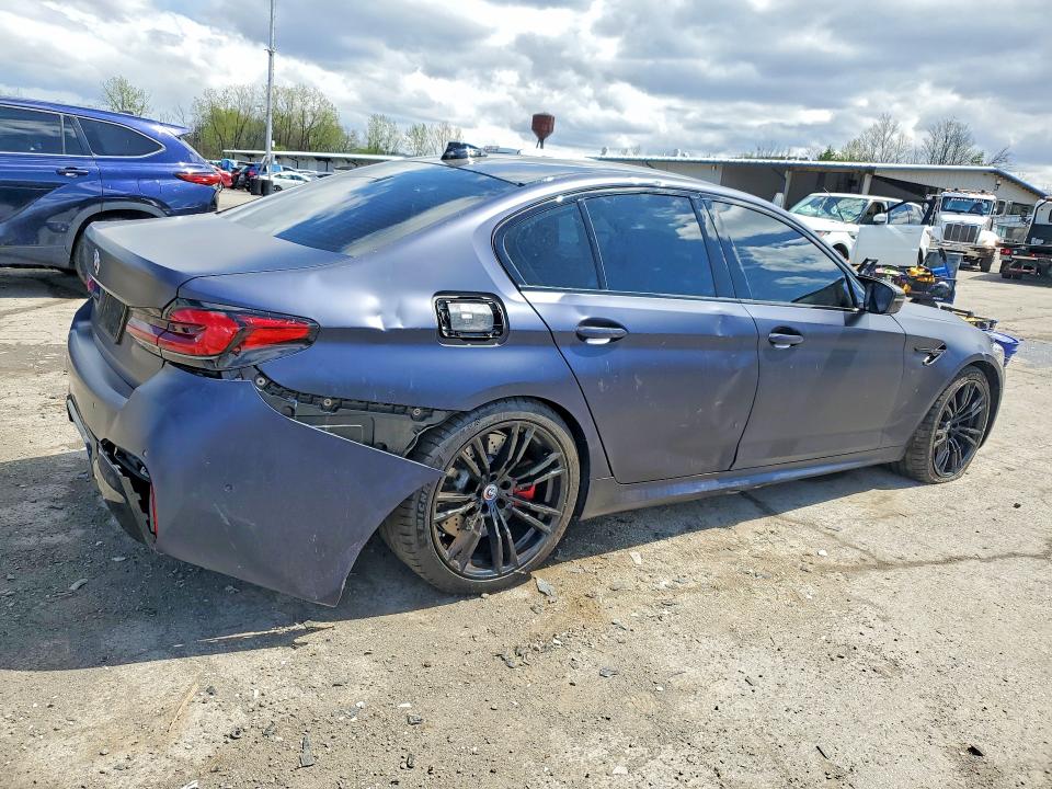 2023 BMW M5 VIN WBS83CH0XPCM82445 COPART salvage auction — REAR END, NY, sold $20,200 on 2026-07-21 (photo 3)
