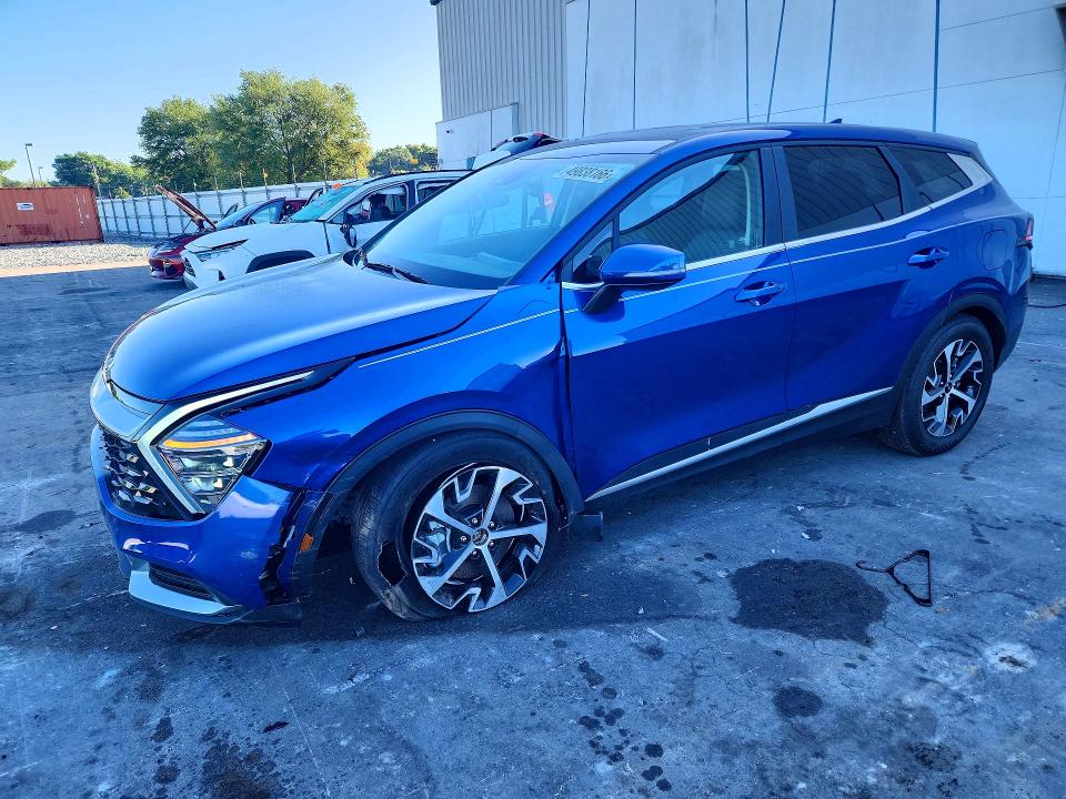 2025 Kia Sportage VIN 5XYK33DF4SG296458 COPART salvage auction — FRONT END, Fl - Cert Of Title Slvg Rebuildable, sold $9,900 on 2026-07-13 (photo 1)