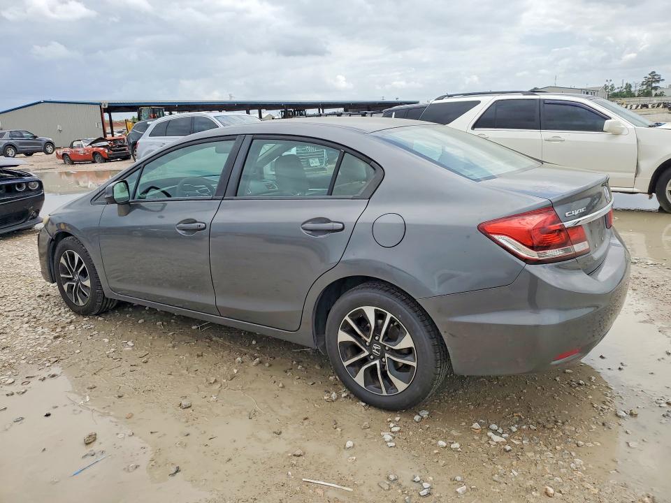 2013 Honda Civic VIN 19XFB2F88DE244926 COPART salvage auction — SIDE, Tx - Salvage Vehicle Title, sold $1,700 on 2026-07-02 (photo 2)
